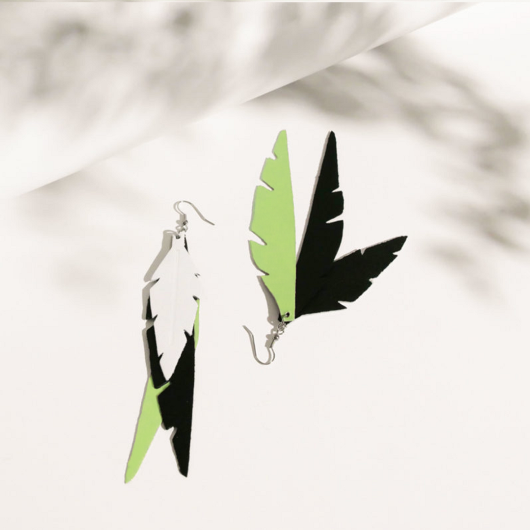 Feathers Fabulous lime 1