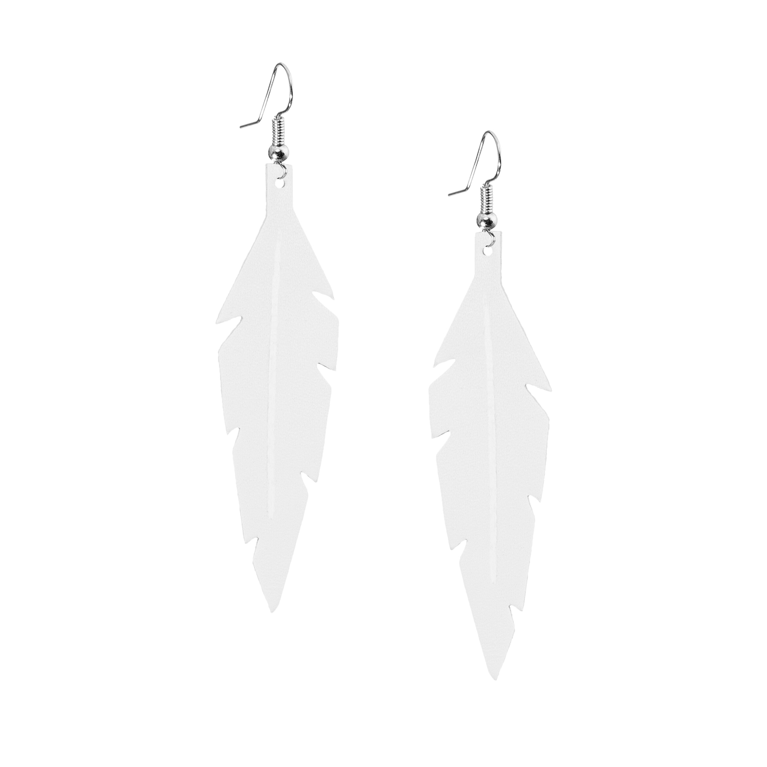 Midi Feathers White scaled