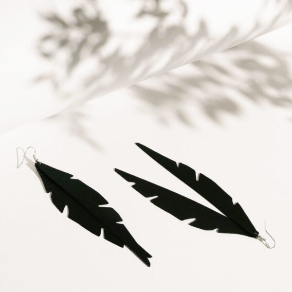 FEATHERS Glam earrings