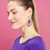 SADE Double Drop korvakorut vaaleanpunainen / SADE Double Drop earrings pastel pink
