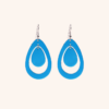 SADE Double Drop korvakorut turkoosi / SADE Double Drop earrings turquoise