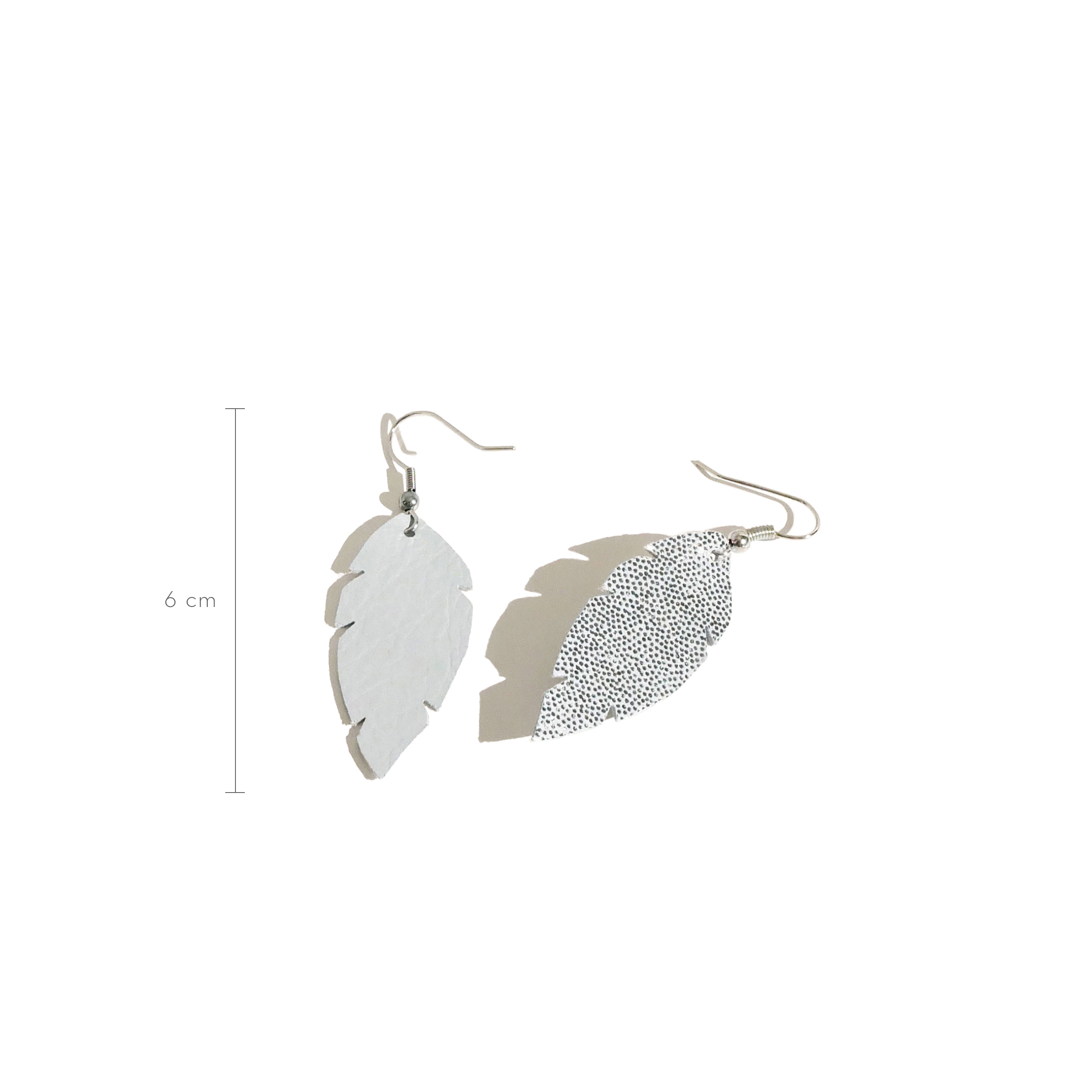 FEATHERS Petite Glitter silver mitat