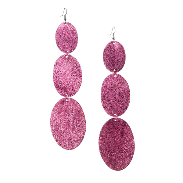 BUBBLES Trio earrings - pink