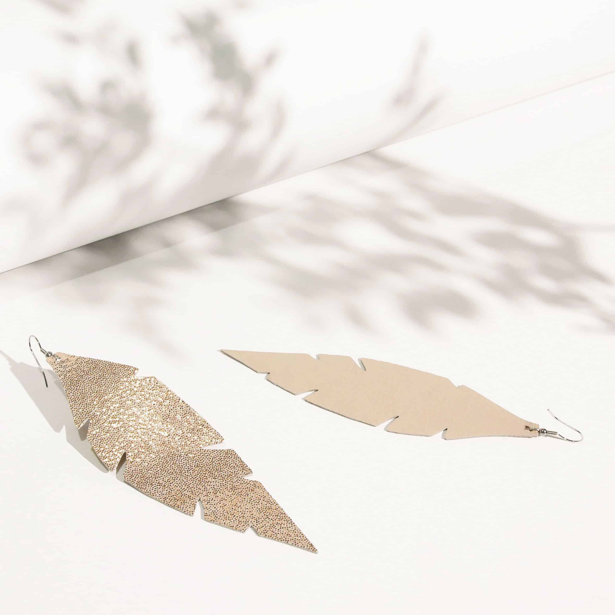 FEATHERS Grande Glitter Rose Gold web 1