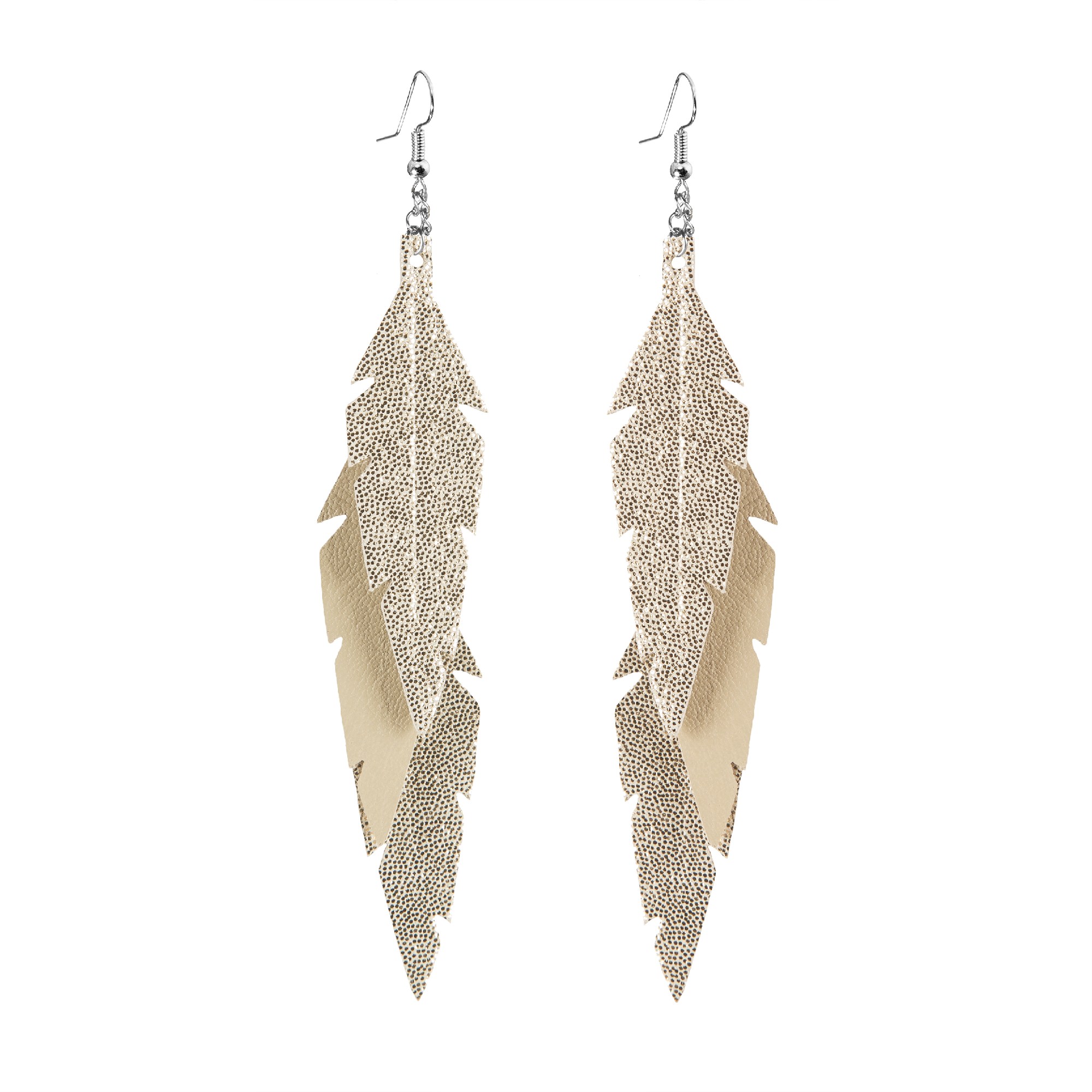 Feathers Midi Trio Glitter Gold