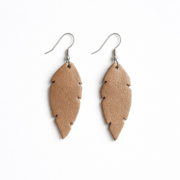 Feathers Petite - korvakorut, pronssi